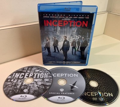 Inception Blu-ray, Christopher Nolan, Leonardo DiCaprio, Cillian Murphy, Bonus