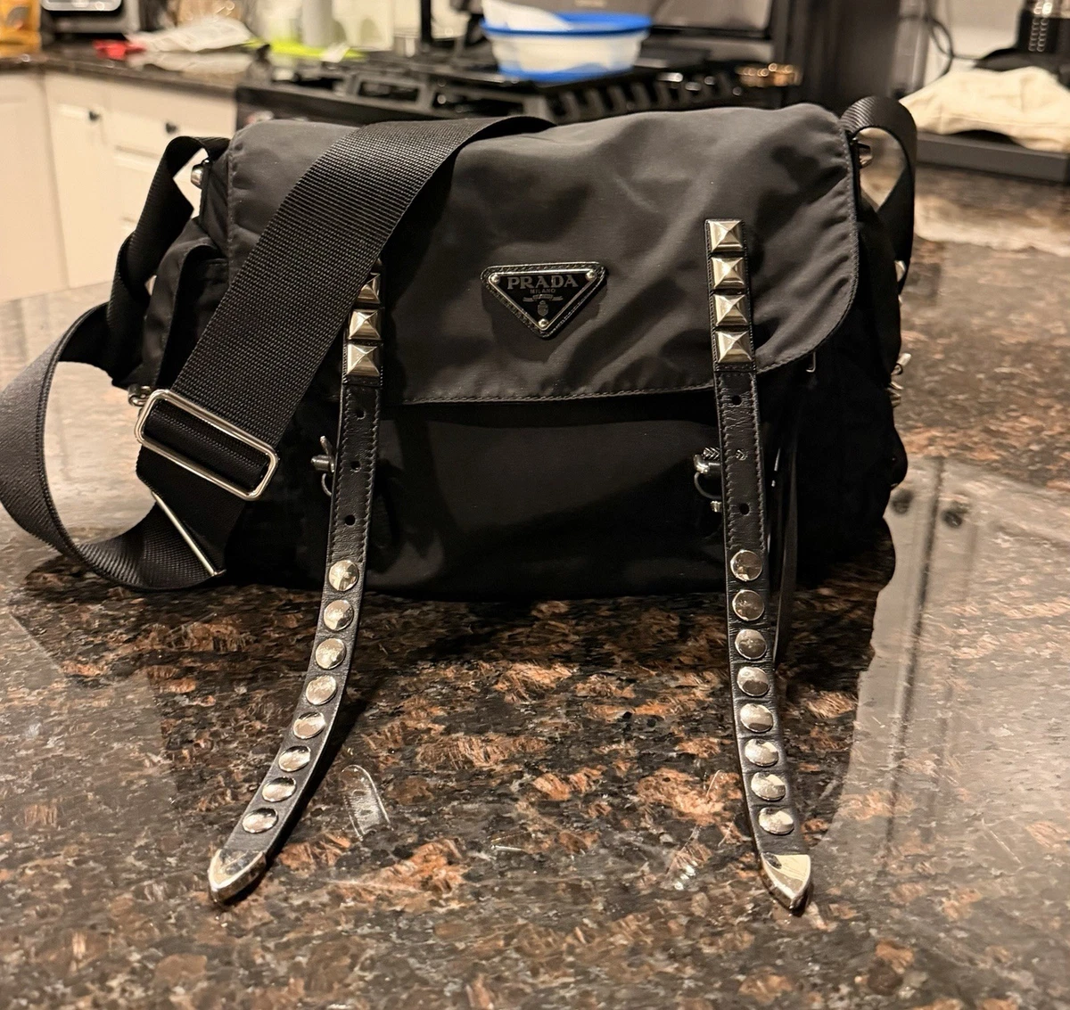 バッグ y2k Archive Prada Messenger Bag black PRADA Nylon Messenger Bags for Women for sale | eBay
