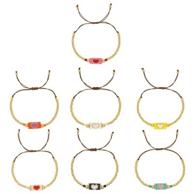 Unique Colorful Beaded Bracelet Unique Braided Wristband For Women In Styles