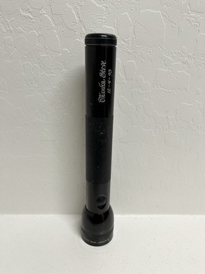 MAG-LITE Maglite Flash Light 12 Inch 3 D-Cell Black Clean Tested