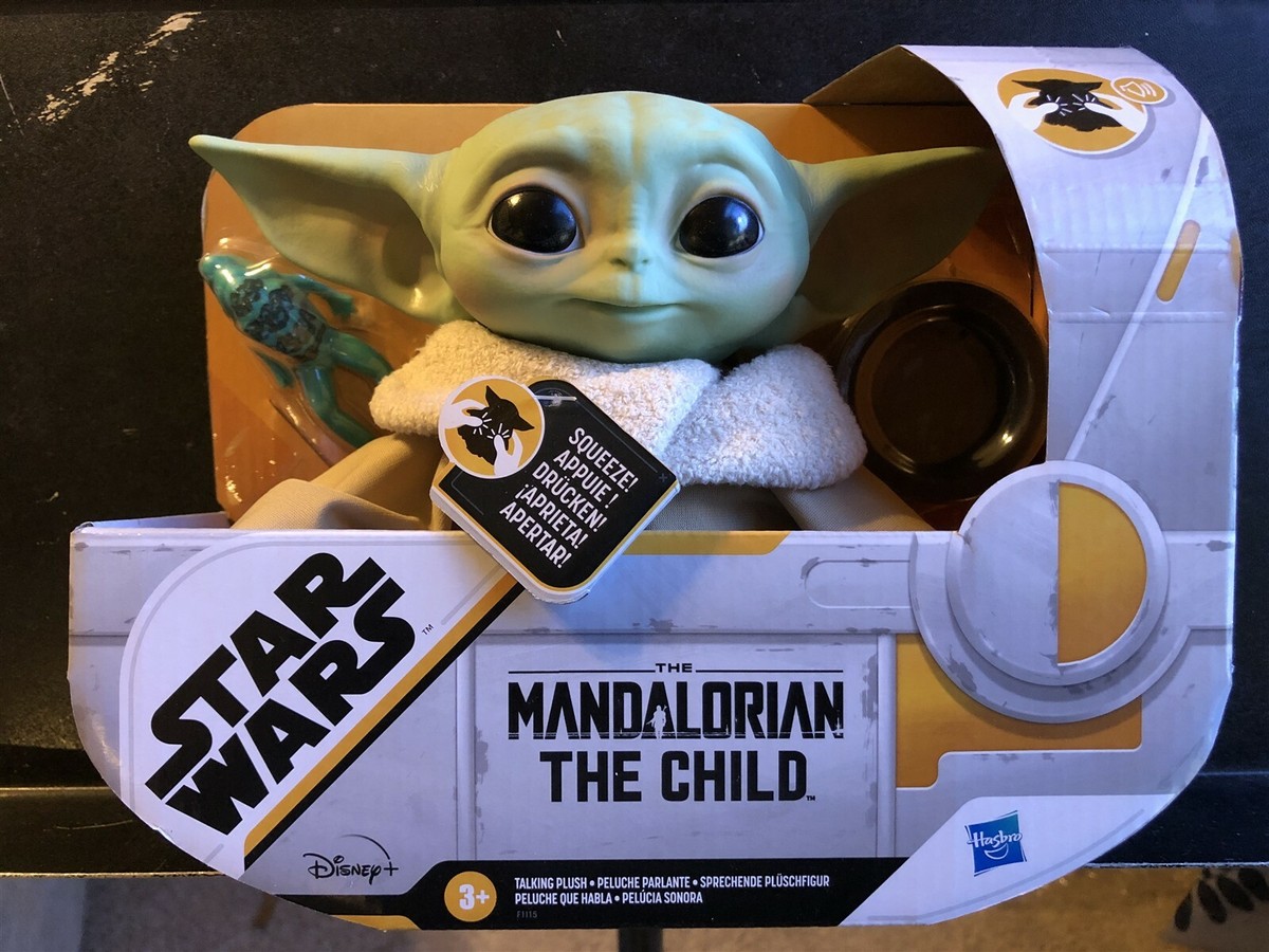 Star Wars The Mandalorian The Child Talking Plush - Brand New