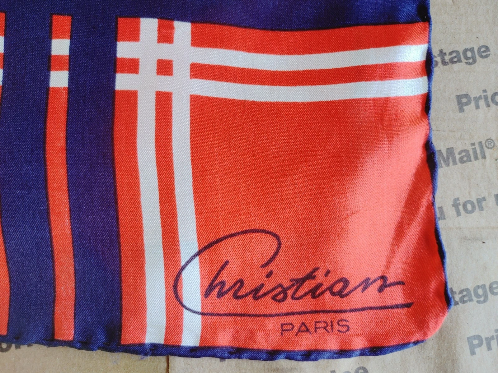 Foulard en soie Christian Paris