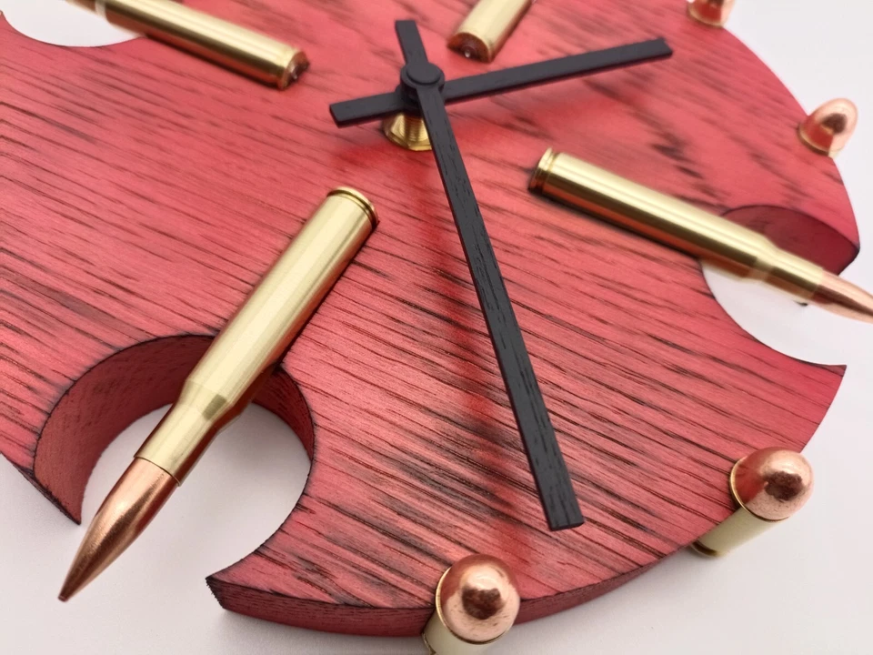 Patronen Wanduhr "Diabolical Sunset" von Bound by ammo - Bild 2 von 4