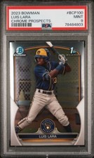 2023 Bowman Chrome Prospects #BCP100 Luis Lara PSA 9
