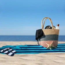 4 Piece Starfish Cotton Oversized Lightweight Quick Drying Pool or Beach Towel