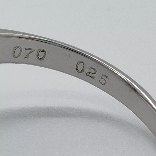 900 PLATINUM .95 TCW EMERALD & DIAMOND COCKTAIL RING SIZE 5.75 - 3.7 GRAMS - Picture 10 of 10