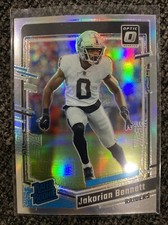 2023 Panini Optic Rated Rookie RC Holo Silver #259 Jakorian Bennett Prizm 🔥💎🏈