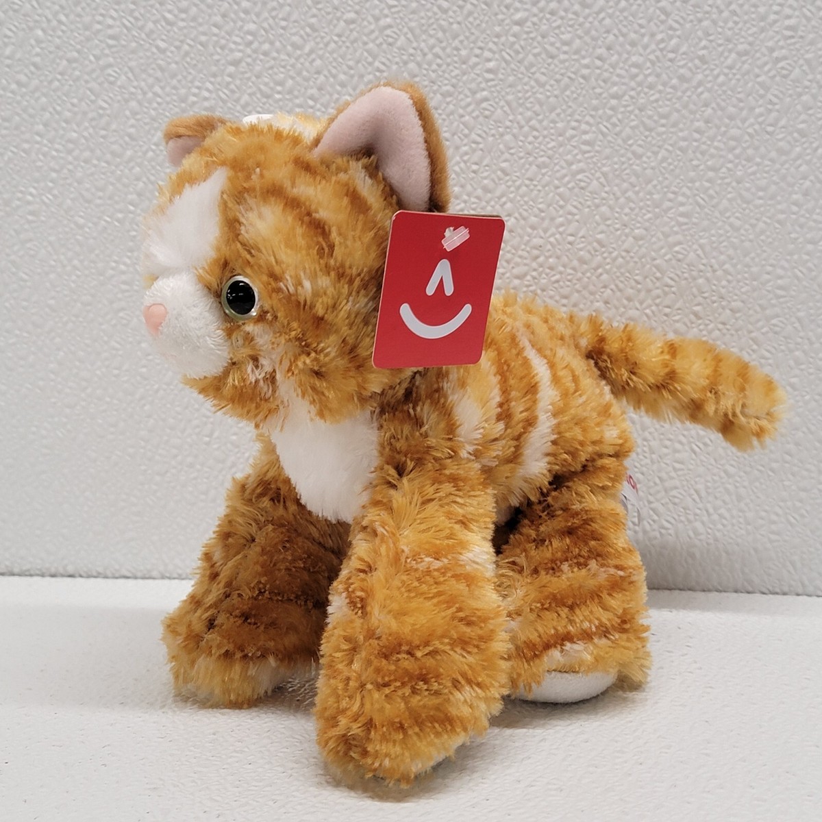 Aurora World Floppy Beanbag Plush Orange Tabby Cat Molly 8