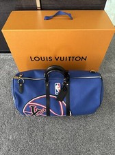 Louis Vuitton Keepall Bandouliere 55 NBA LV Blue Basketball Weekend Travel Bag
