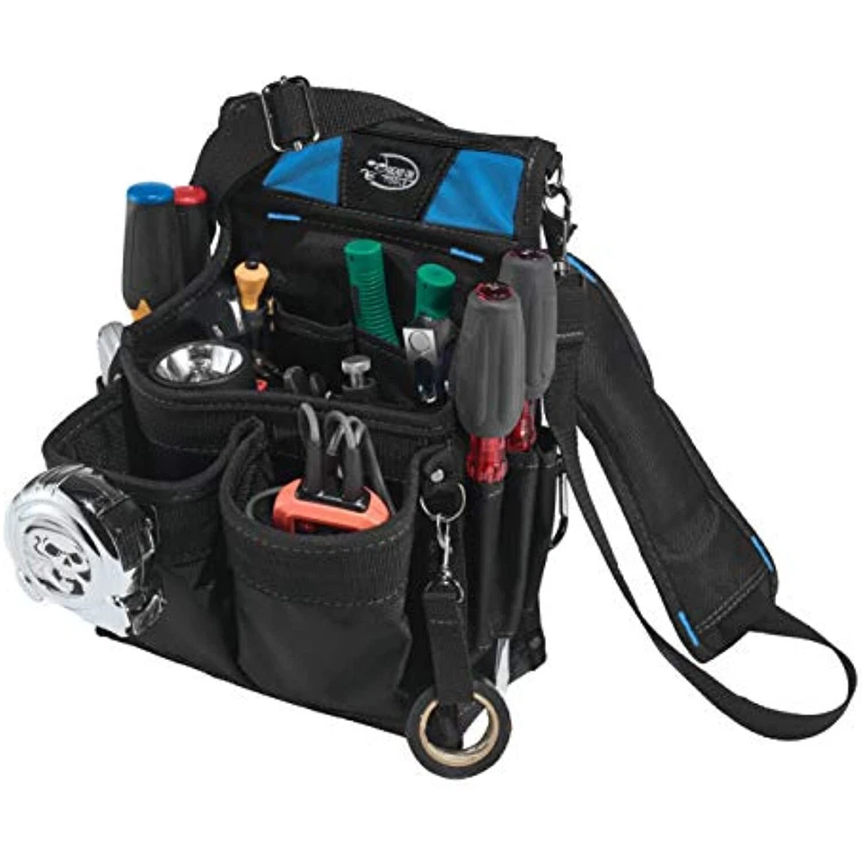Dead On Tools HDP222496 Pro Electricians Professional Pouch, Black|black - Image 2 of 3