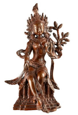 -statue Buddha Maitreya Von 26 CM aus Messing Hergestellt Zur Nepal 2kg700 #2942