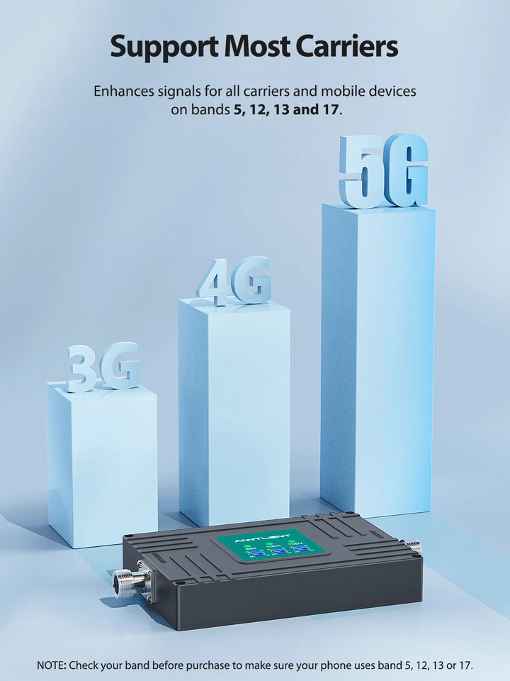 5G 4G Cell Phone Signal Booster 700/850MHz for AT&T Verizon Band 12/17/13/5 Kit - Image 2 of 4
