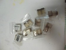 Supadance Heel protectors Lot of 9PR Slim Clear suede Ballroom Dance accessory