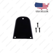 3 Holes Universal Single Ply Truss Rod Cover Style in Black with Screws