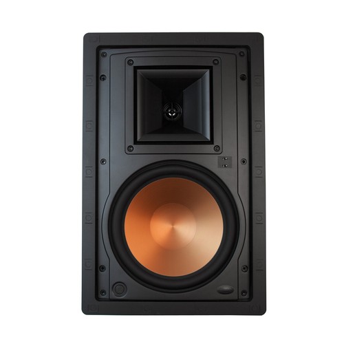 Klipsch R-5800-W II 8-inch 200W Peak Power In-Wall Speaker, White (each)