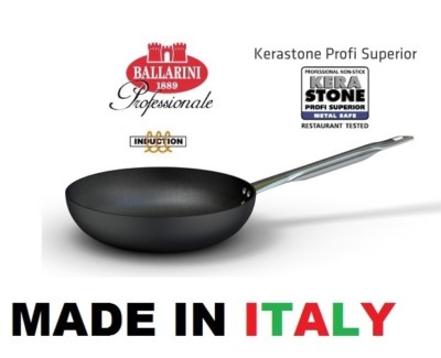 Ballarini Professionale Padella Bassa Svasata In Alluminio - 36 Cm - Adatta A Tutte Le Fonti Di Calore (No Induzione)