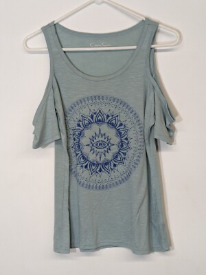 Jessica Simpson Eye in the Fire of the Sun Womens Knit Tank Top Size M