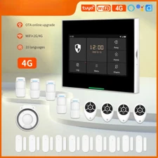 Wireless Wifi 4G Smart Home Security Alarm System Kit For Garage and Residential