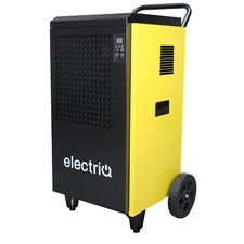 electriQ 70L Industrial Portable Dehumidifier with Metal Body & Large Whee ECD70