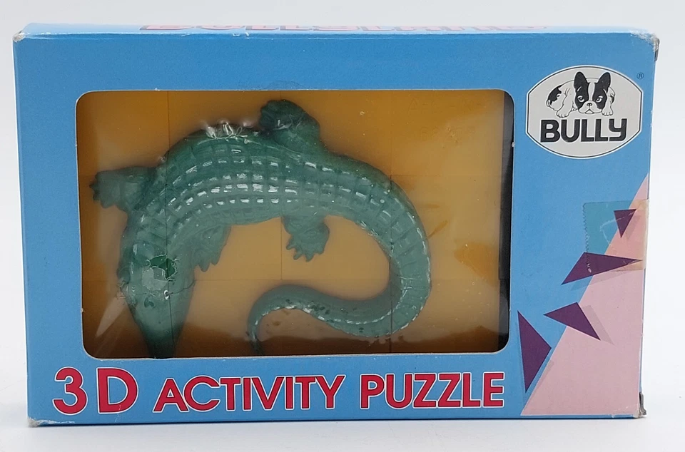 2x Bullyland 3D Activity-Schiebe-Puzzle: 68206 Schlange + 68205 Krokodil / Bully - Bild 2 von 4