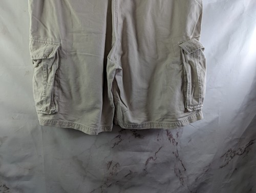 OP Shorts Men 43 Cargo Vintage Y2K Khaki Baggy Loose Canvas 10 Inch Ocean - Picture 6 of 8