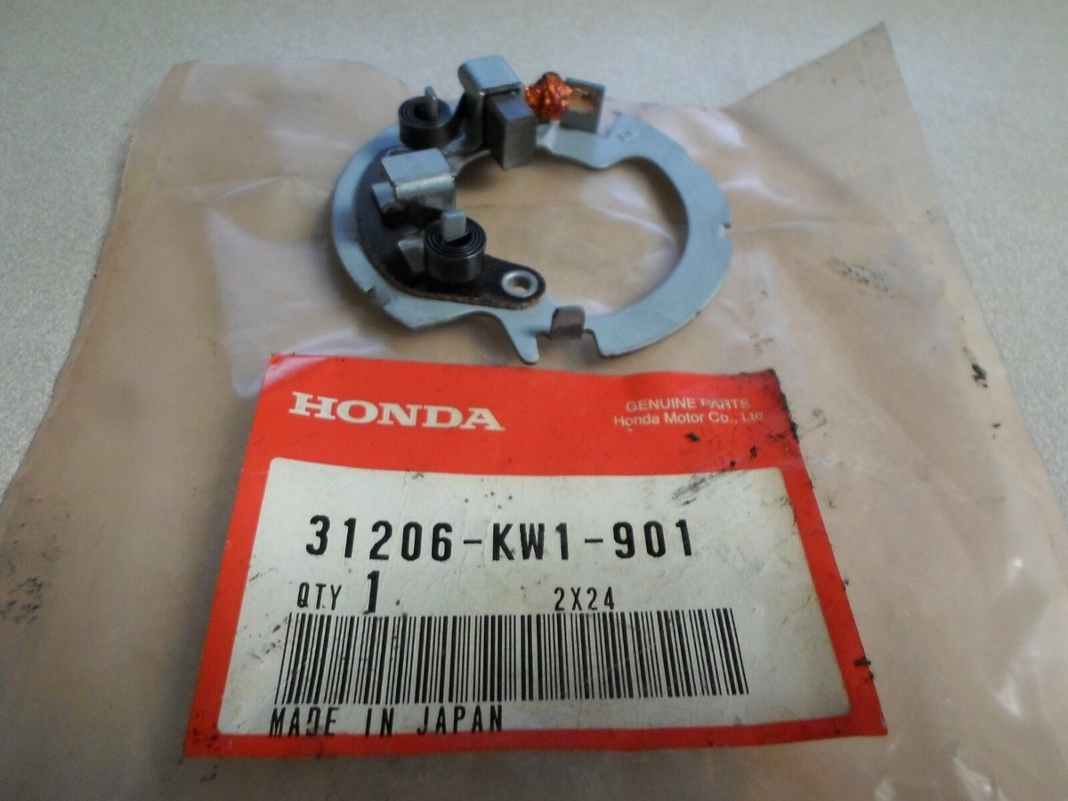 NOS Honda OEM Brush Holder Set 91-03 CB750 89-90 CH250 92-07 CN250
