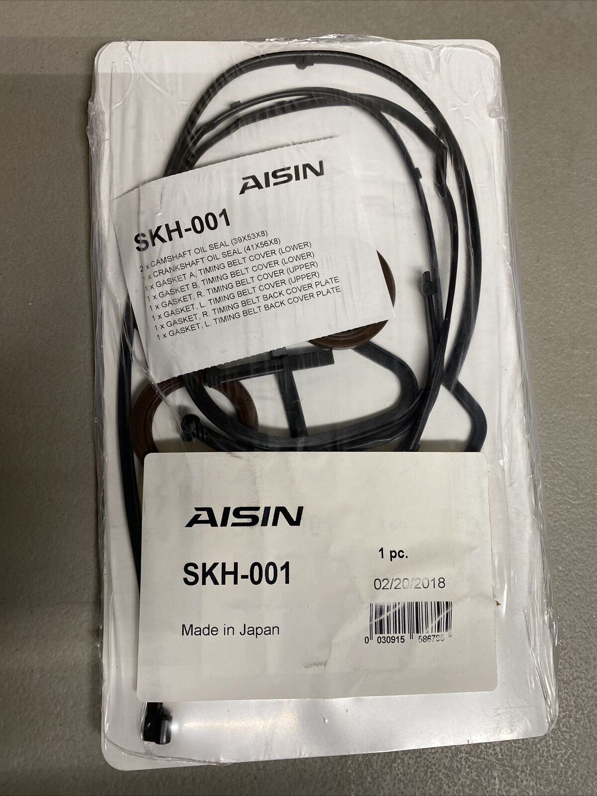 AISIN SKH-001 Engine Timing Cover Seal Kit 