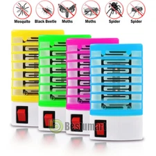 110V LED Electric Mosquito Fly Zapper Killer UV Lamp Bug Insect Trap Night light