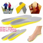 Work Boots Orthotic Foot Arch Heel Support Shoe Inserts Massaging Gel Insoles UK
