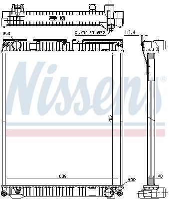 Nissens Radiator 67227 Genuine Top Quality for sale online | eBay 
