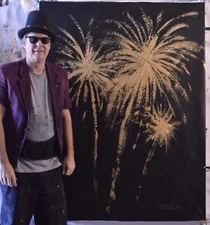 Mark Little original,painting,60”x48”Acrylic,Abstract,48,36,extra Large,Giant,XL