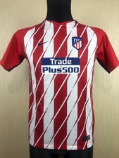 ATLETICO MADRID 2017 2018 HOME SHIRT FOOTBALL SOCCER JERSEY NIKE BOYS SIZE XL