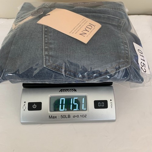 Jeans donna NYDJ Marilyn Crop alti denim nuovi con etichette taglia 27 alti - Foto 11 di 11