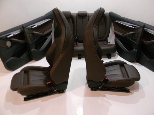 BMW F39 x2 leather equipment sports seats leather Dakota Alcantar Mocca - Picture 15 of 24
