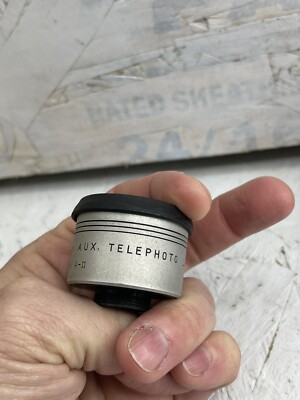 Sun Opt 35mm Aux Telephoto Camera Len Model A-11 With Leather Case