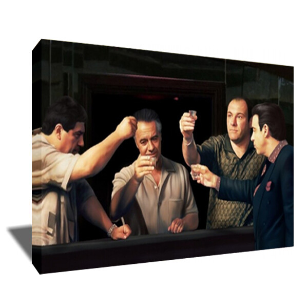 The Sopranos TONY SOPRANO Salute Poster Photo Painting Artwork on