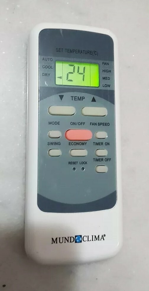 MANDO ORIGINAL,MUNDOCLIMA,MIDEA,Fortress,RG51I18/BGCE,Aire Acondicionado,Control