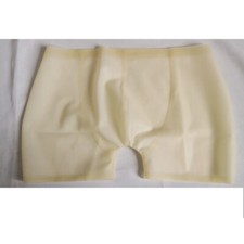 US Transparent Latex Panties Rubber Boxer Shorts Underwear Handmade for Men Wear