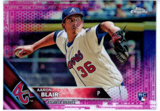 2016 Topps Chrome - Pink Refractor #196 Aaron Blair (RC)