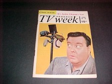 T.V. WEEK 1955 #1 NM+ JACKIE GLEASON COVER