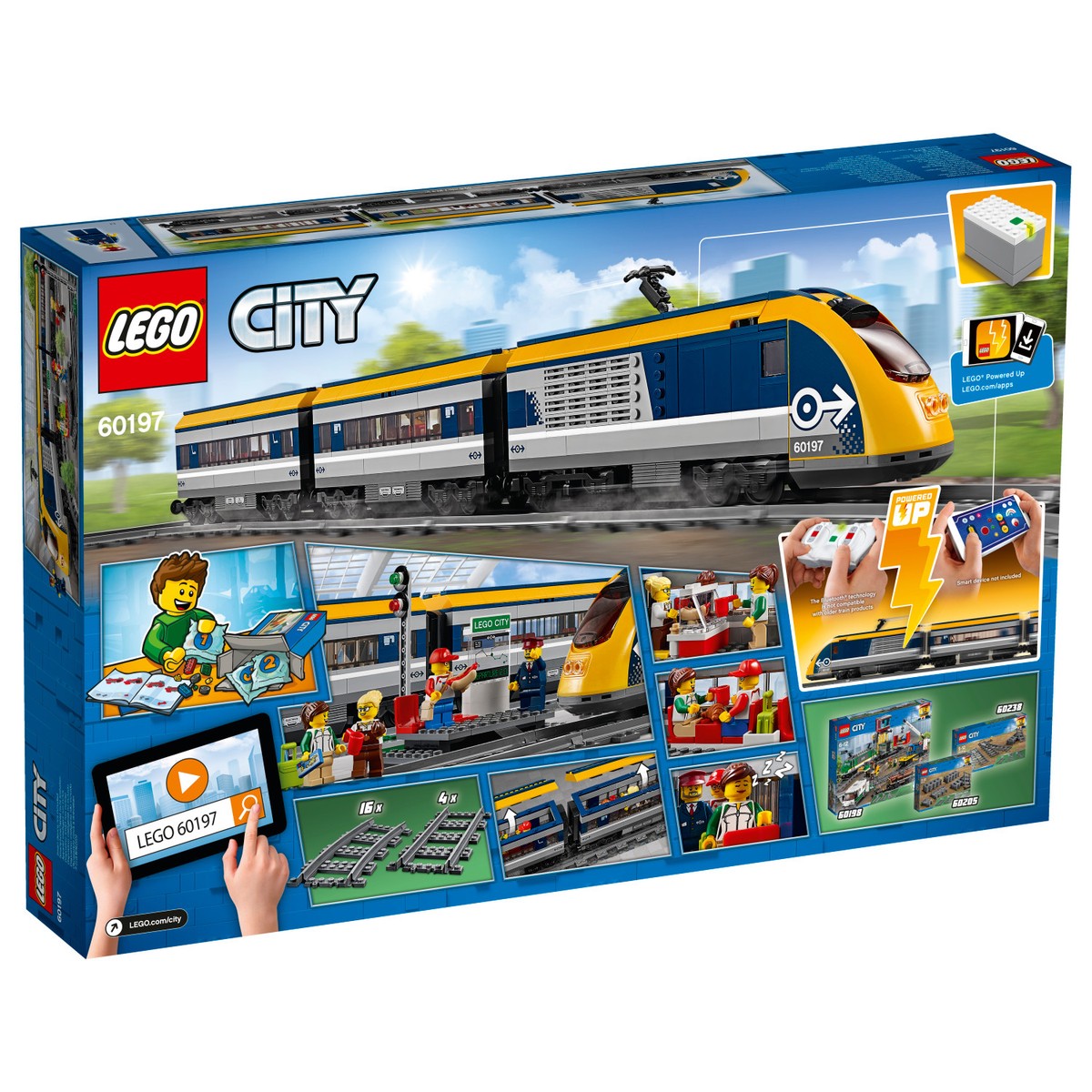 Lego 60197 Treno Telecomandato Lego City City Treno Passeggeri Lego City  Passenger Train 60197 Top - Main Image
