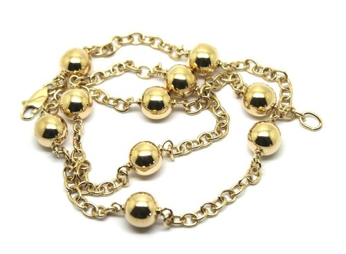 9ct 375 Solid Yellow Gold Ball chain 