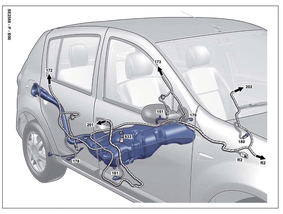 Renault Dacia Logan 2008-2012 Esquemas Eléctricos En Cd - Imagen 2 de 4
