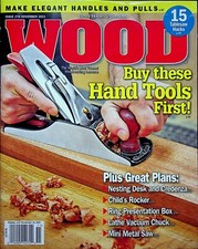 Wood November 2021 Buy These Hand Tools First, Plus Great Plans  (Magazine: Wood