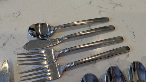 19 x Cambridge CBS76 Stainless Glossy Bands Silverware Flatware Spoons Forks - Picture 3 of 5