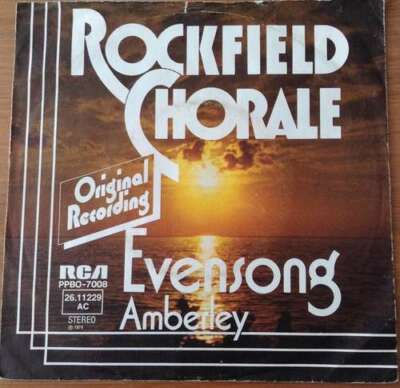 Rockfield Chorale* - Evensong 7'' Single Vinyl Schallplatte 18572