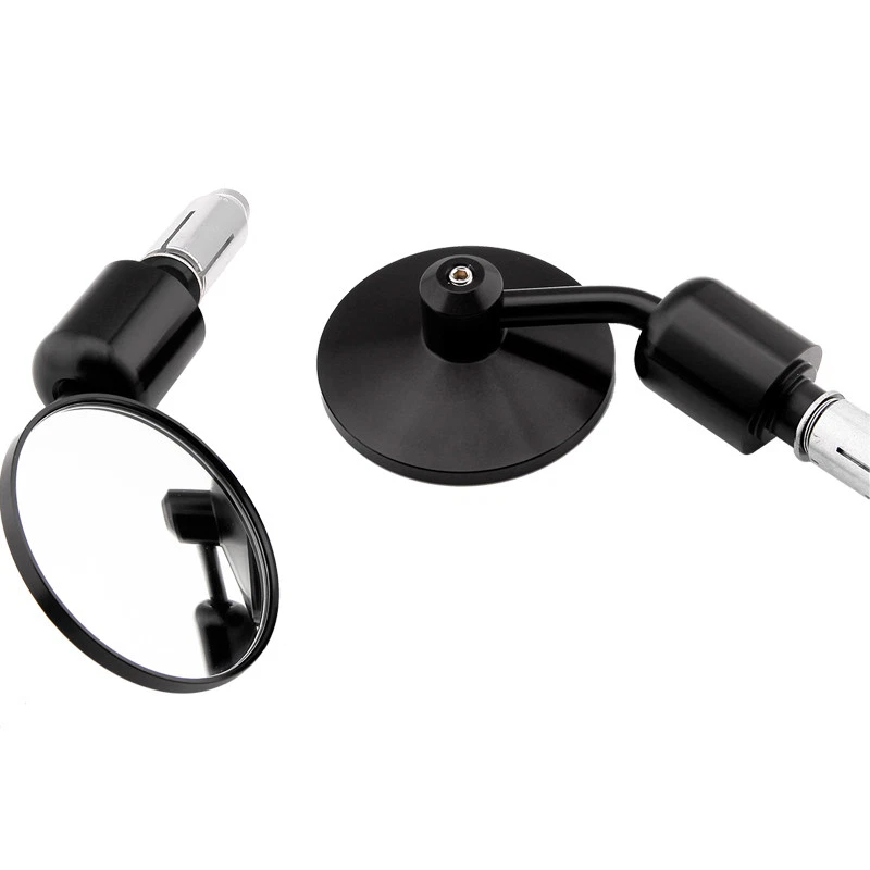 Espejos retrovisores laterales redondos con extremo de manillar de 7/8" para Yamaha Sport FZ-07 09 FZ8 Foto 4 de 4