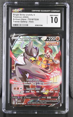 Single Strike Urshifu V graded CGC 10 for sale on eBay