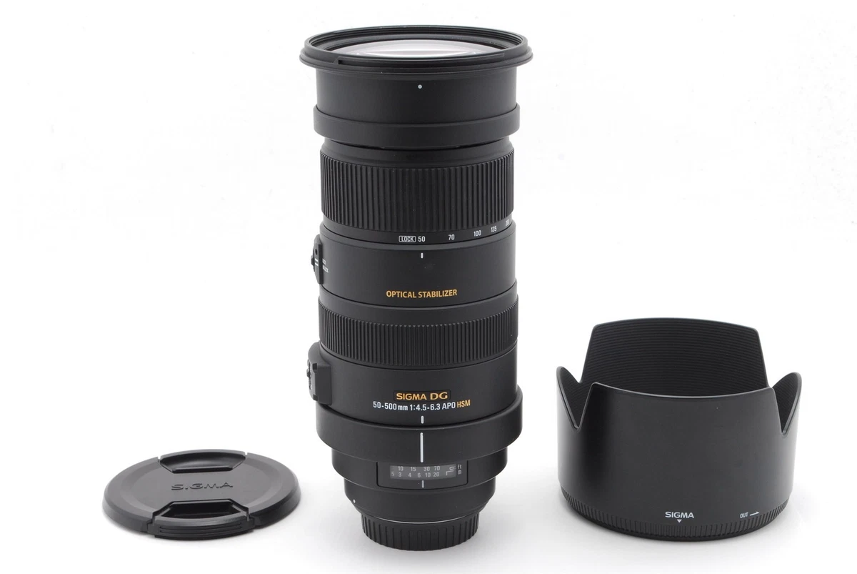 ★レア/美品★ SIGMA 50-500mm 4-6.3 APO EX HSM Amazon.com : Sigma 50-500mm f/4.5-6.3 APO DG OS HSM SLD Ultra
