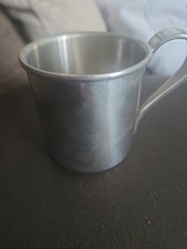 VINTAGE KIRK STIEFF PEWTER BABY MUG CHILD'S CUP
